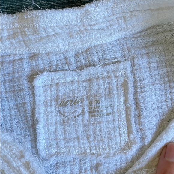 Aerie Gauzy Knit Waffles Layering Shirt - Picture 11 of 15